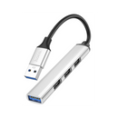 Hoco HB26 4 in 1 Adapter (USB to USB3.0+USB2.0*3)