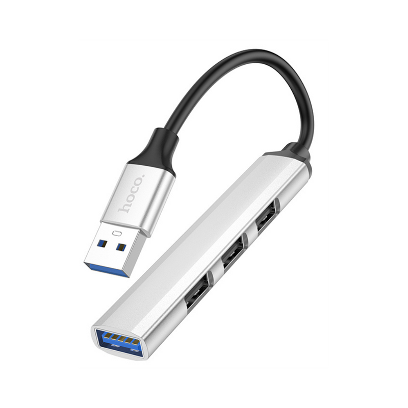 Hoco HB26 4 in 1 Adapter (USB to USB3.0+USB2.0*3)