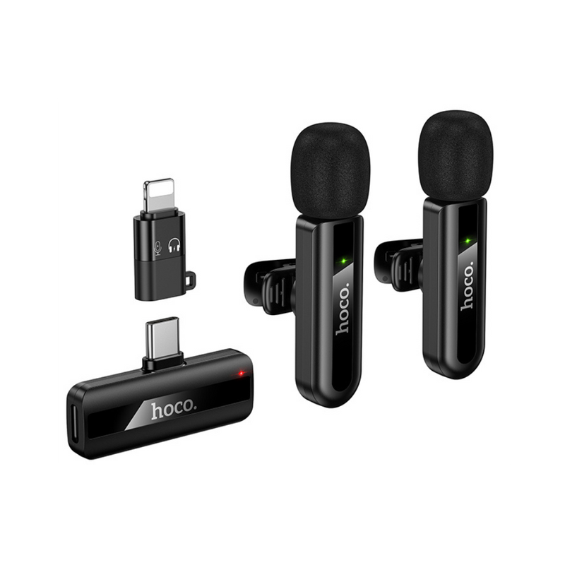 Hoco L20A Fair dual-mic Wireless Microphone (iP/Type-C)
