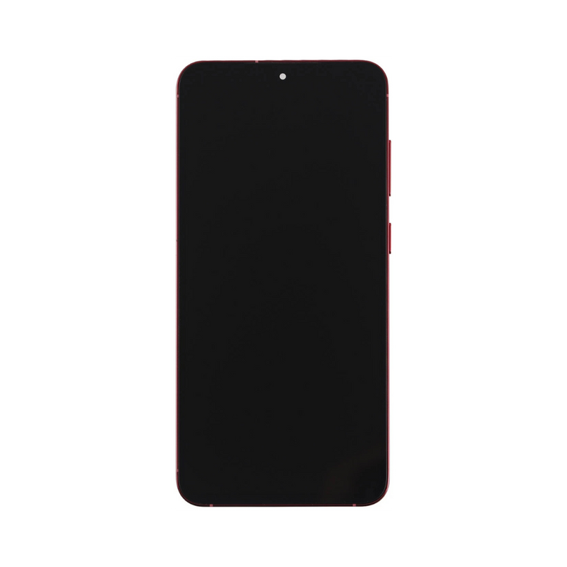 Samsung Galaxy S25 Plus - OLED Assembly with Frame (Service Pack) - Coral Red