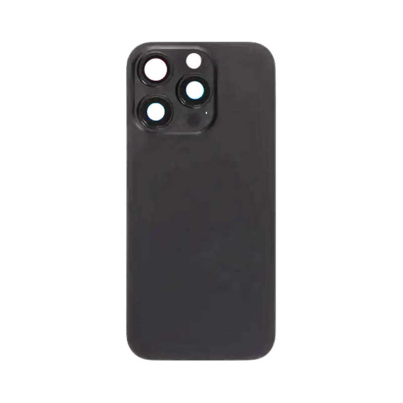 iPhone 16 Pro Back Glass With Steel Plate, Wireless NFC Charging MagSafe Magnet & Flashlight Flex (Black Titanium)