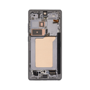 Samsung Galaxy S25 Ultra - OLED Assembly with frame (Glass Change) - Titanium Jet Black