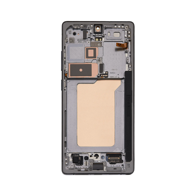 Samsung Galaxy S25 Ultra - OLED Assembly with frame (Glass Change) - Titanium Jet Black