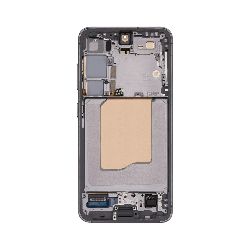 Samsung Galaxy S25 - OLED Assembly with Frame (Service Pack) - Silver Shadow