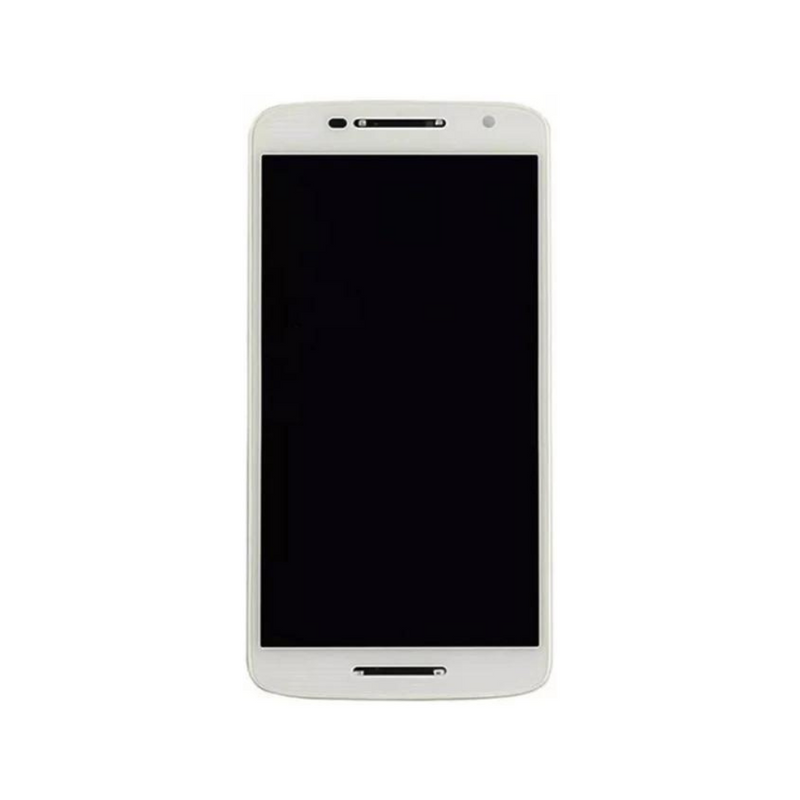 Motorola Moto X Play LCD Assembly - Original with Frame (White)