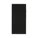 Samsung Galaxy S23 Ultra - OLED Assembly with Frame (Service Pack) - Phantom Black