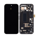 Google Pixel 8a OLED Assembly (Glass Change) - Original with Frame - Obsidian