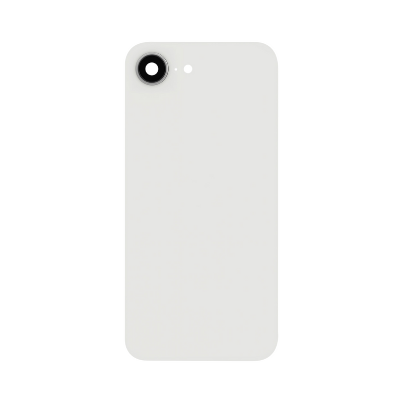 iPhone 16e Back Glass With Steel Plate, Wireless NFC Charging MagSafe Magnet & Flashlight Flex (White)
