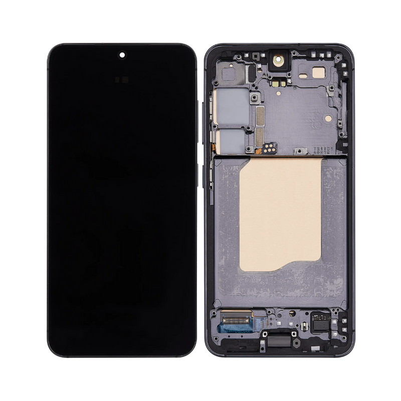 Samsung Galaxy S25 - OLED Assembly with Frame (Service Pack) - Blue Black