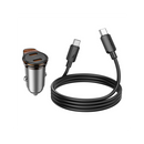 Hoco NZ16B Rigorous PD45W(2C) Car Charger Set (C to C)