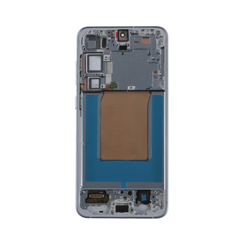 Samsung Galaxy S25 Plus - OLED Assembly with frame (Glass Change) - Icy Blue