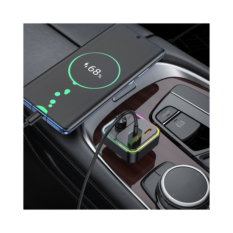 Hoco E81 Fantasy PD30W+QC3.0 Car BT FM Transmitter