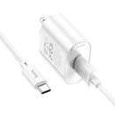 Hoco C109(10.5W) Fighter single port charger set(Type-C)(US)