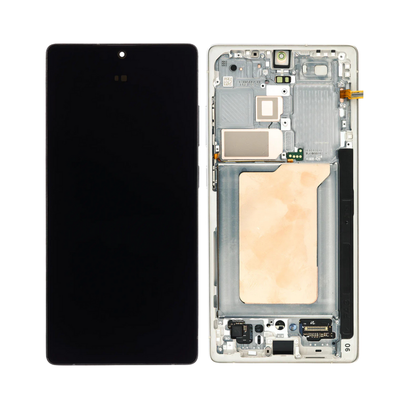 Samsung Galaxy S25 Ultra - OLED Assembly with frame (Glass Change) - Titanium Pink Gold