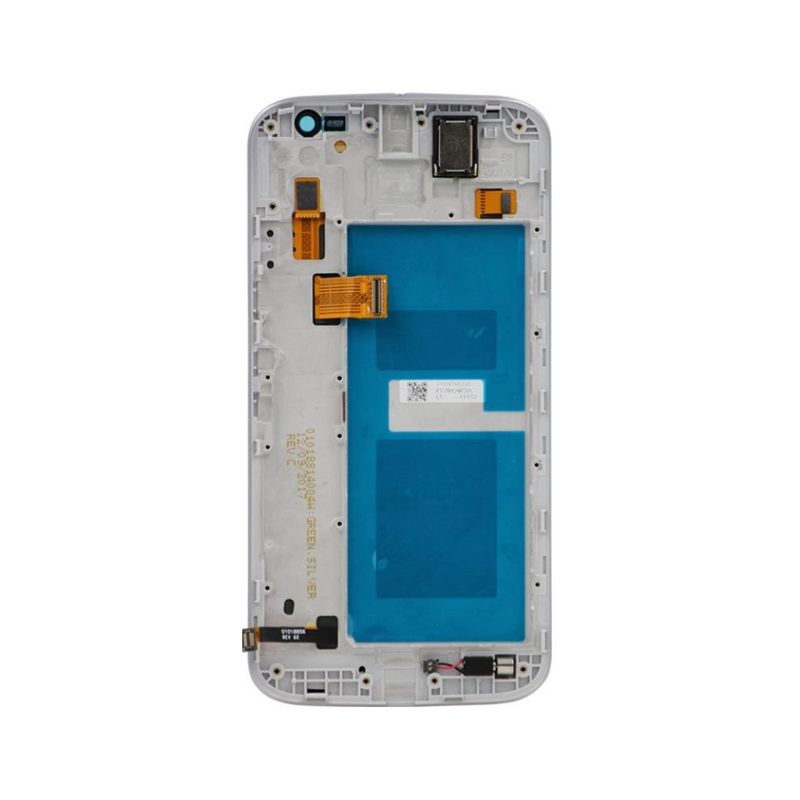 Motorola Moto G4 LCD Assembly - Original with Frame (White)