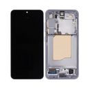 Samsung Galaxy S25 - OLED Assembly with Frame (Service Pack) - Icy Blue