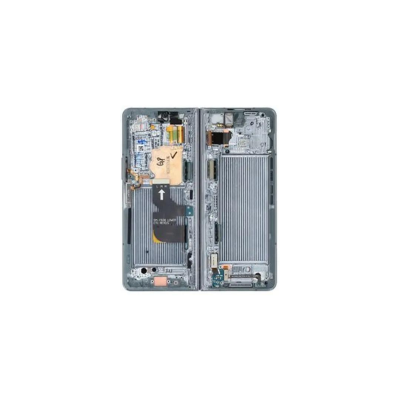 Samsung Galaxy Z Fold 4 - Original Pulled Inner OLED Assembly with frame Greygreen - (B Grade)