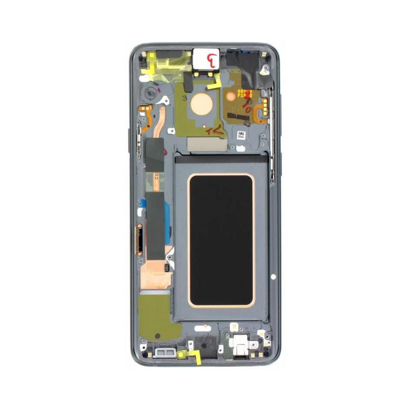 Samsung Galaxy S9 Plus - OLED Assembly with frame Grey (Service Pack)