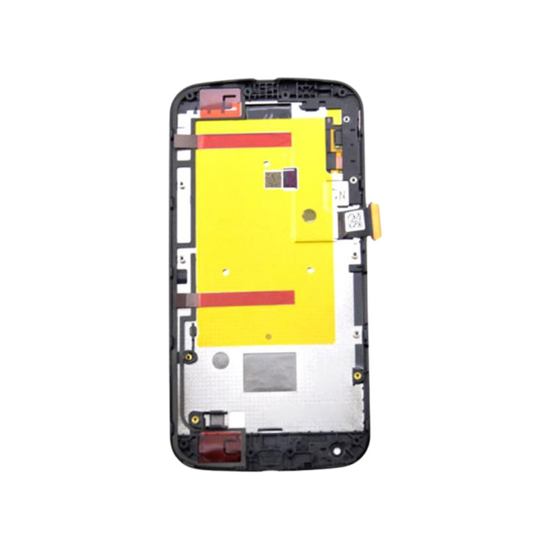 Motorola Moto G2 LCD Assembly - Original with Frame (Black)