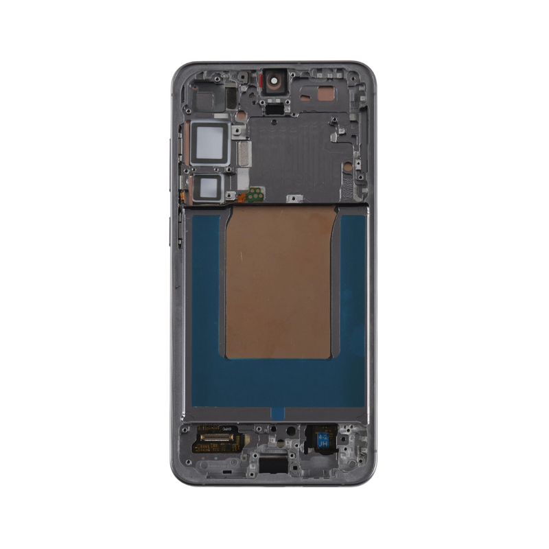 Samsung Galaxy S25 Plus - OLED Assembly with Frame (Service Pack) - Silver Shadow