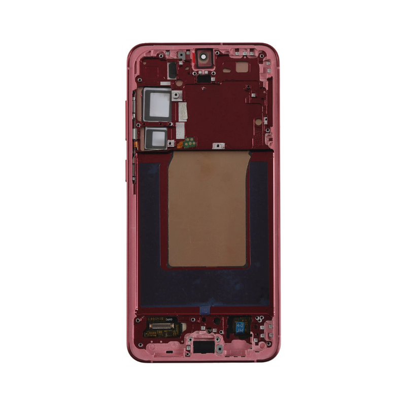 Samsung Galaxy S25 Plus - OLED Assembly with Frame (Service Pack) - Coral Red