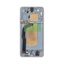 Samsung Galaxy S25 Edge - OLED Assembly with Frame (Service Pack) - Titanium Silver