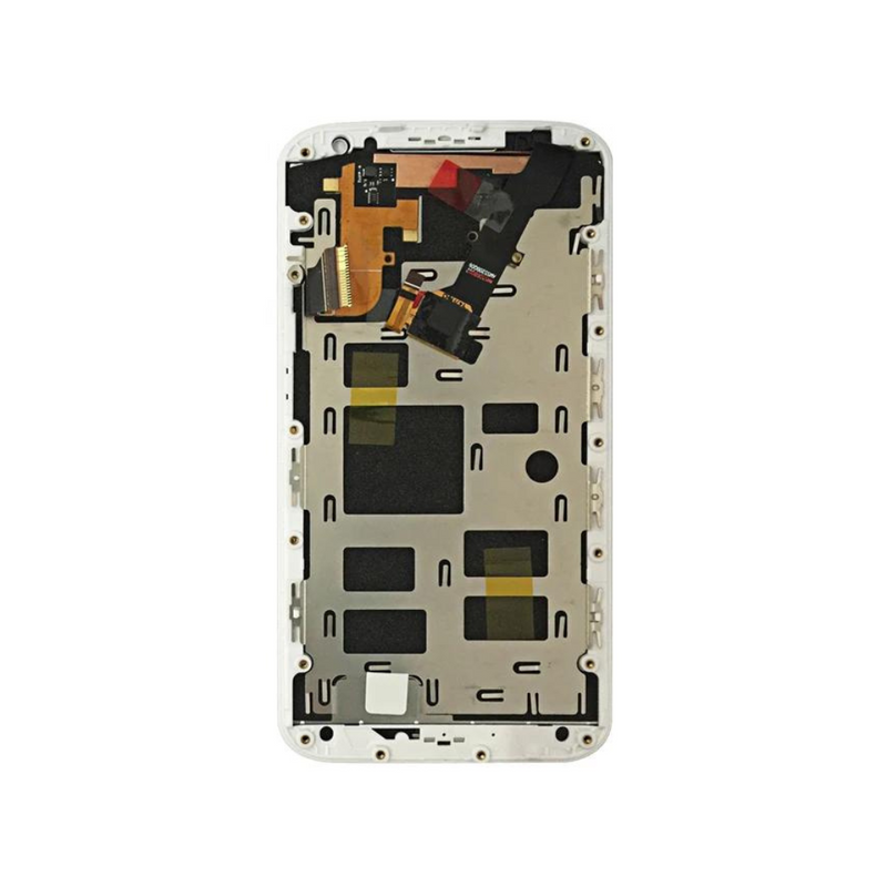 Motorola Moto X2 LCD Assembly - Original with Frame (White)