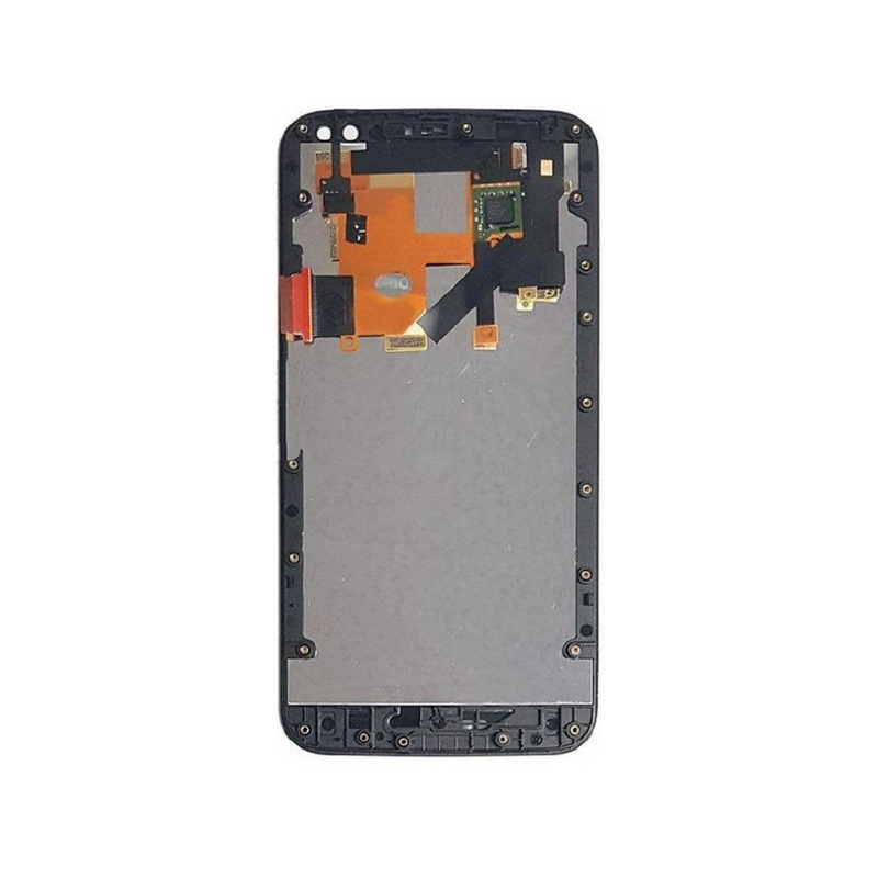 Motorola Moto X Style LCD Assembly - Original with Frame (White)