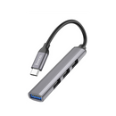 Hoco HB26 4 in 1 Adapter (Type-C to USB3.0+USB2.0*3)