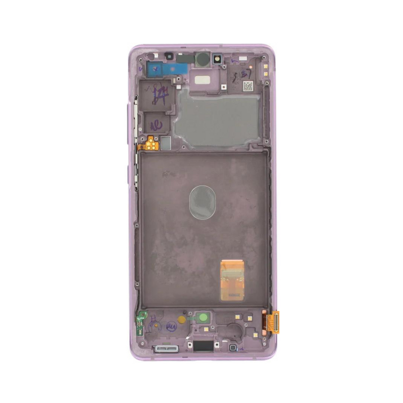 Samsung Galaxy S21 FE - OLED Screen Assembly with Frame Lavender (Service Pack)