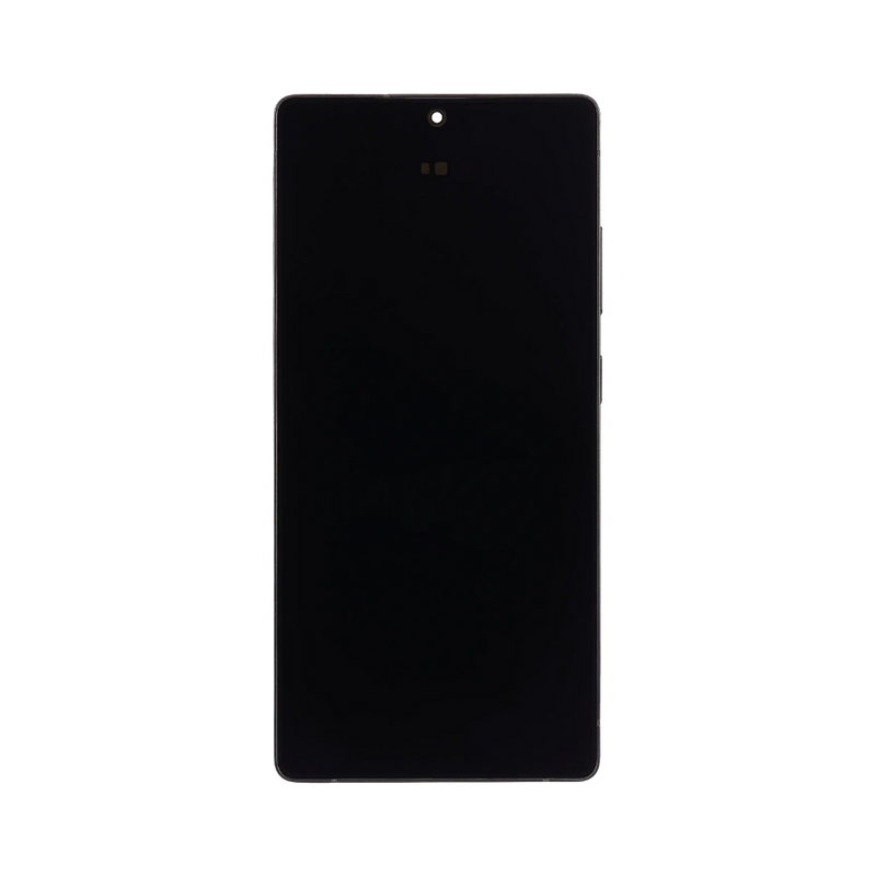 Samsung Galaxy S25 Ultra - OLED Assembly with frame (Glass Change) - Titanium Jet Black