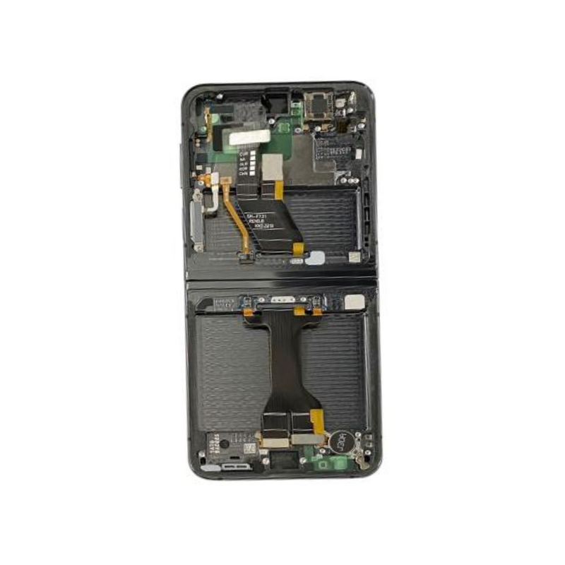 Samsung Galaxy Z Flip 5 - OLED Assembly with Frame - Graphite (Service Pack)