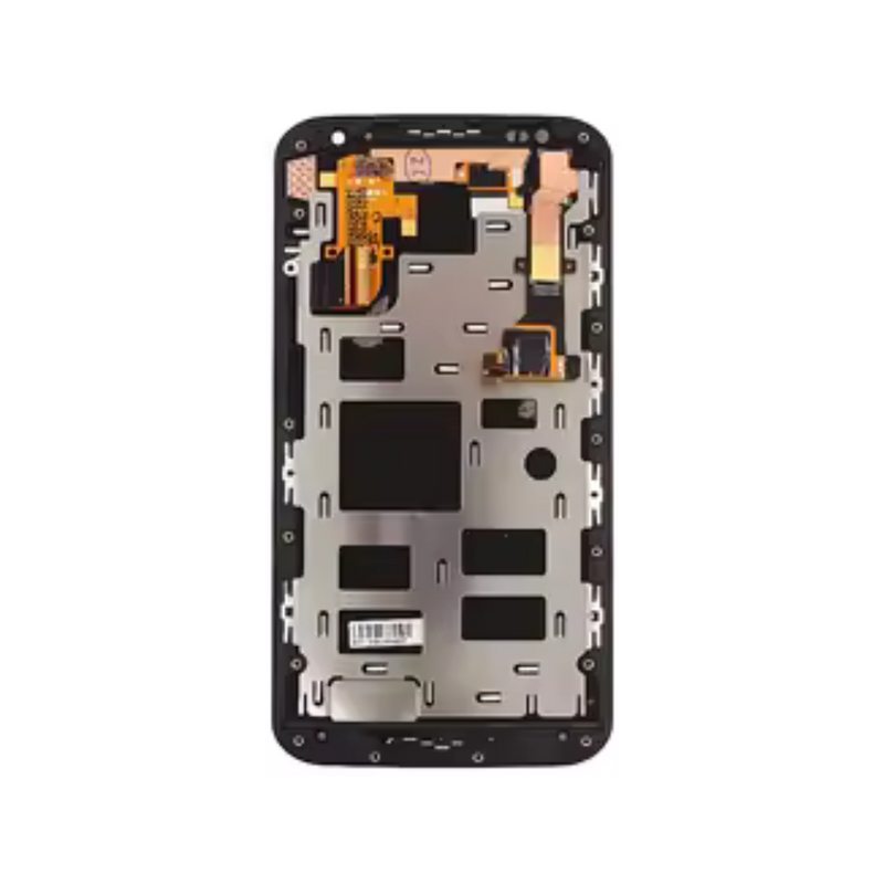 Motorola Moto X2 LCD Assembly - Original with Frame (Black)