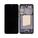 Samsung Galaxy S25 - OLED Assembly with frame (Glass Change) - Blue Black