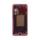Samsung Galaxy S25 Plus - OLED Assembly with frame (Glass Change) - Coral Red