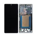 Samsung Galaxy S25 Ultra - OLED Assembly with frame (Glass Change) - Titanium Silver Blue