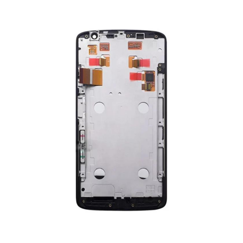 Motorola Moto X Play LCD Assembly - Original with Frame (White)