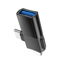 Hoco UA17 iP Male/Type-C Male to USB Female 2 in 1 Adapter