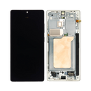 Samsung Galaxy S25 Ultra - OLED Assembly with Frame (Service Pack) - Titanium Pink Gold