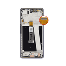 Motorola Moto G Power (2025) - OLED Assembly with Frame (Service Pack) - Slate Gray