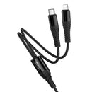 Hoco X123 Victory 2-in-1 Charging Cable(C to iP+C)