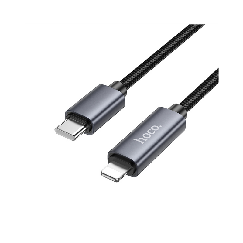 Hoco X112 Favor PD Charging Data Cable with Display iP