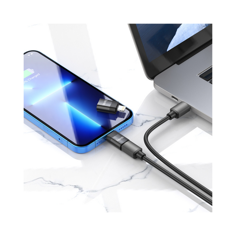 Hoco UA17 iP Male to Type-C Female USB2.0 Adapter
