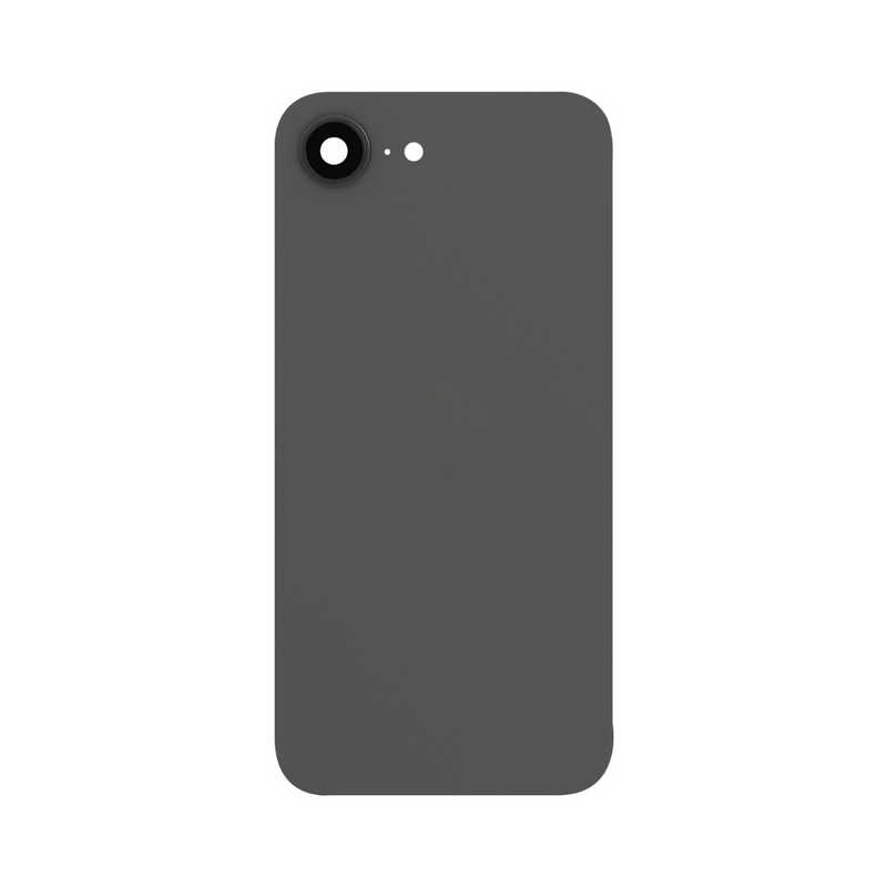 iPhone 16e Back Glass With Steel Plate, Wireless NFC Charging MagSafe Magnet & Flashlight Flex (Black)