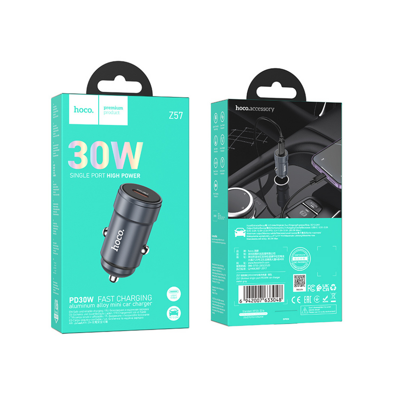 Hoco Z57 Glorious single-port PD30W Car Charger