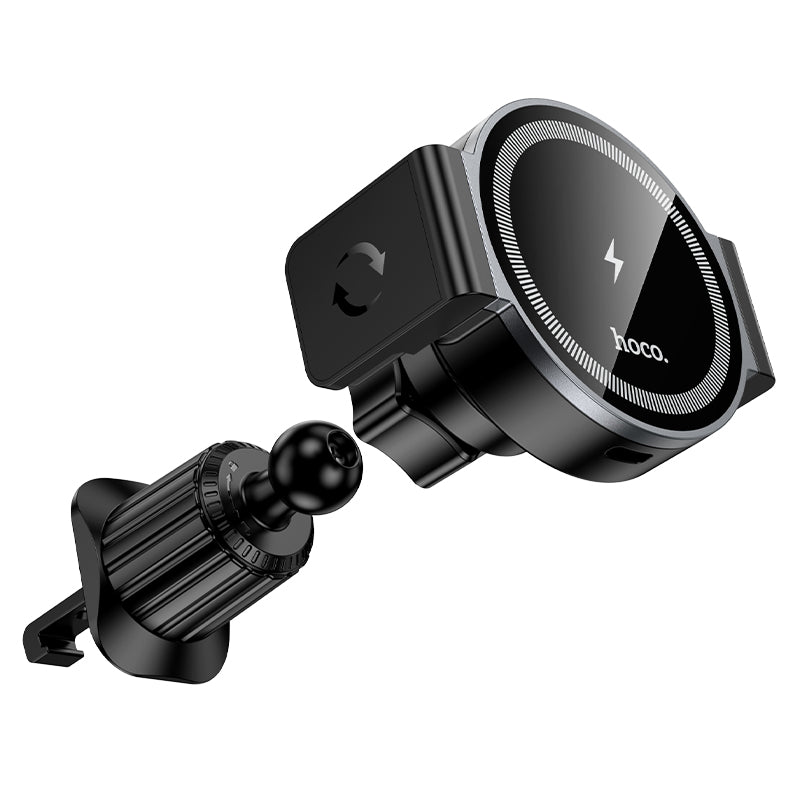Hoco HW35 Power electric magnetic wireless fast charging car holder(air outlet)