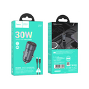 Hoco Z57 Glorious single-port PD30W Car Charger Set (C to iP)