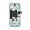 Google Pixel 8a OLED Assembly - Aftermarket + with Frame - Aloe