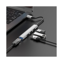 Hoco HB26 4 in 1 Adapter (Type-C to USB3.0+USB2.0*3)