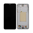 Samsung Galaxy S25 FE - OLED Assembly with frame (Glass Change) - Jet Black